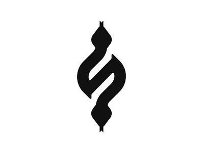Twin Snake Letter S Logo branding company brand logo company branding design graphic design logo modern vector