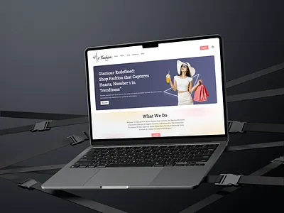 Fashion Landing Page UI/UX Design design designer fashion design fashion website graphic design landing page ui ui ux ui ux design web design