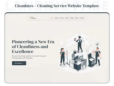 Cleaning Service Website Template bootstrap branding cleaning cleaning service cleaning service website cleaning website cleaning website template design designtocodes elementor template figma template one page one page template personal template design ui uiux website design
