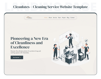 Cleaning Service Website Template bootstrap branding cleaning cleaning service cleaning service website cleaning website cleaning website template design designtocodes elementor template figma template one page one page template personal template design ui uiux website design