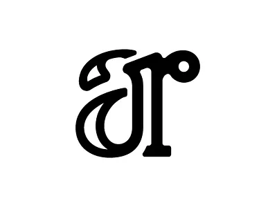 AR Monogram Logo branding company brand logo company branding design graphic design logo modern vector