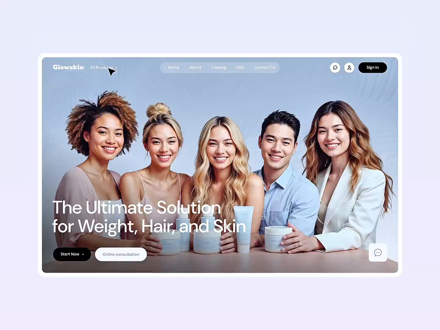 Example of Phase 2 Website For Health And Wellness