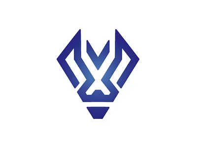 Wolf Letter V Logo branding company brand logo company branding design graphic design logo modern vector