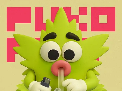 Puko Pop 3d art artoy branding cartoon character collectionable cool graphic design illustration kawaii logo render toy