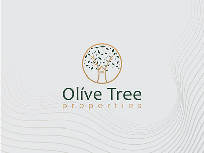 Olive Tree Logo, Real Estate Logo design, Logo Branding brand design brand identity branding creative icon logo logo design logo mark logos logotype minimalist nature olive tree logo properties logo realestate logo realtor tree tree house tree logo