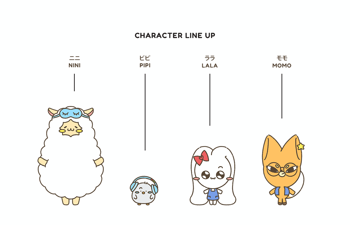 Character Design Turnaround & Lineup Exploration 2d 2d character design animation branding cartoon character design character turnaround chibi character concept art creature cute character design design game character design graphic design illustration logo motion graphics original character procreate ui