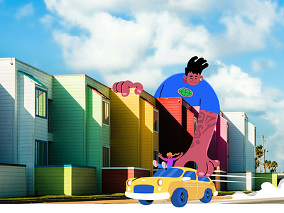 Mixed Media | Illustration & Photo Mashup | Orbix Studio art character character design conceptart design digital art flat illustration graphic design happy illustration illustrator minimul mix media mixedmedia modern art orbix studio photo story ui vector