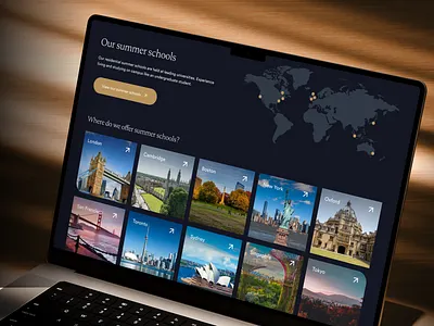 Academic Summer and Online Courses Website courses design education learning lessons mentor mentorship redesign summer teacher ui ux web website