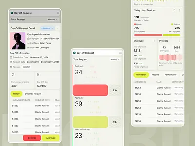 Responsive Mobile ai hr hr managment hr responsive mobile landing page mobile app mobile design ui ux