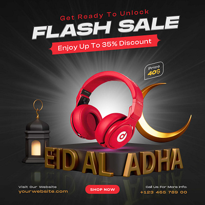 Head-Phone Flyers advertising branding flyer design flyers graphic design headphone flyers headphone sale