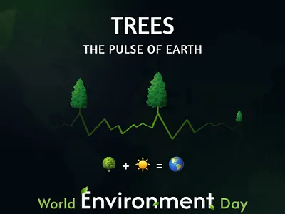World Environment Day 3d animation app branding design graphic design logo marketing typography ui ui design uiux ux ux design vector web design