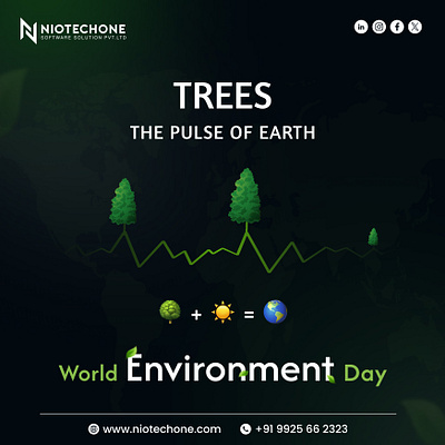 World Environment Day 3d animation app branding design graphic design logo marketing typography ui ui design uiux ux ux design vector web design