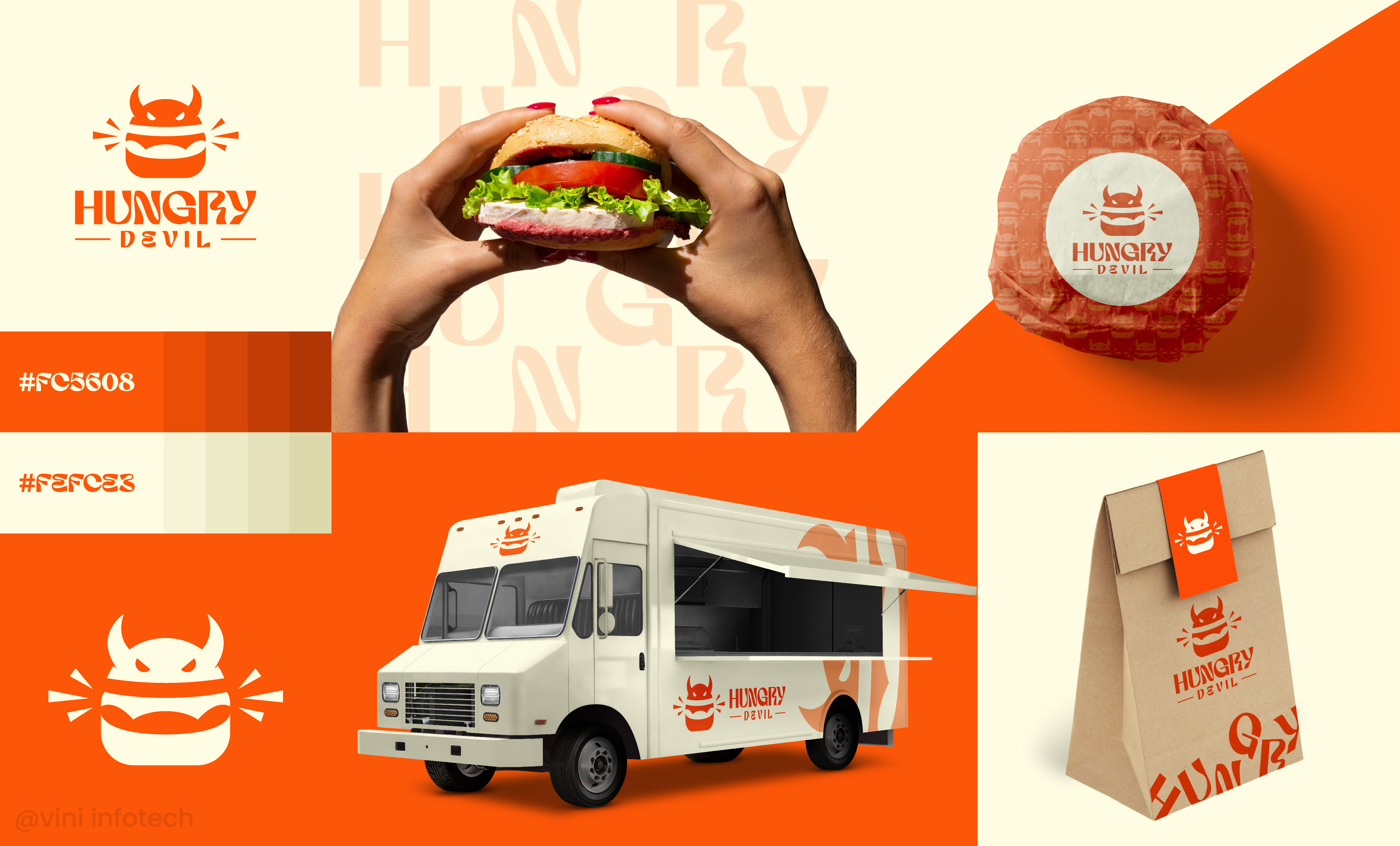 HUNGRY DEVIL Branding branding graphic design logo