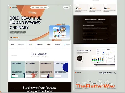 Agency Website agency agency landing page agency website branding design e commerce landing page mobile app mobile design ui web design website deisgn
