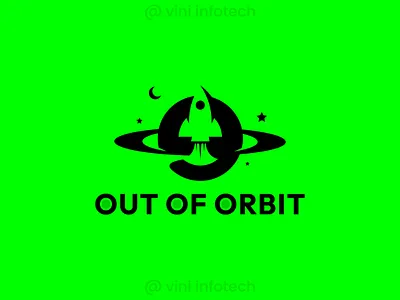 Out Of Orbit Logo graphic design logo