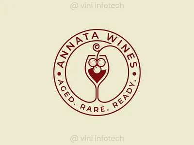 Annata Wines Logo graphic design logo