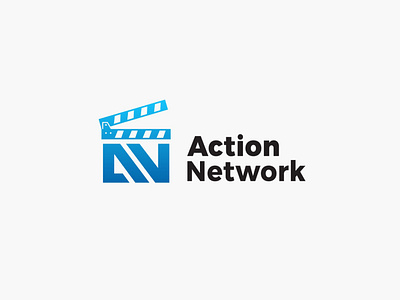 Action Network Logo action network logo brand identity branding business logo design film logo design film production logo graphic design logo logo design logo design branding logo designer logo mark logotype media logo modern logo movie logo movie production logo