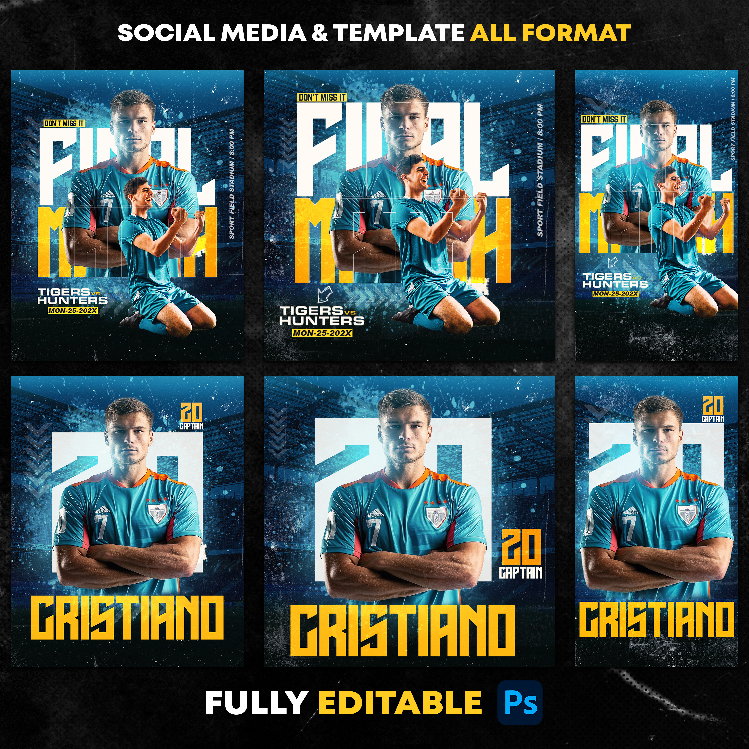 Example of Social Media & Marketing Design Template