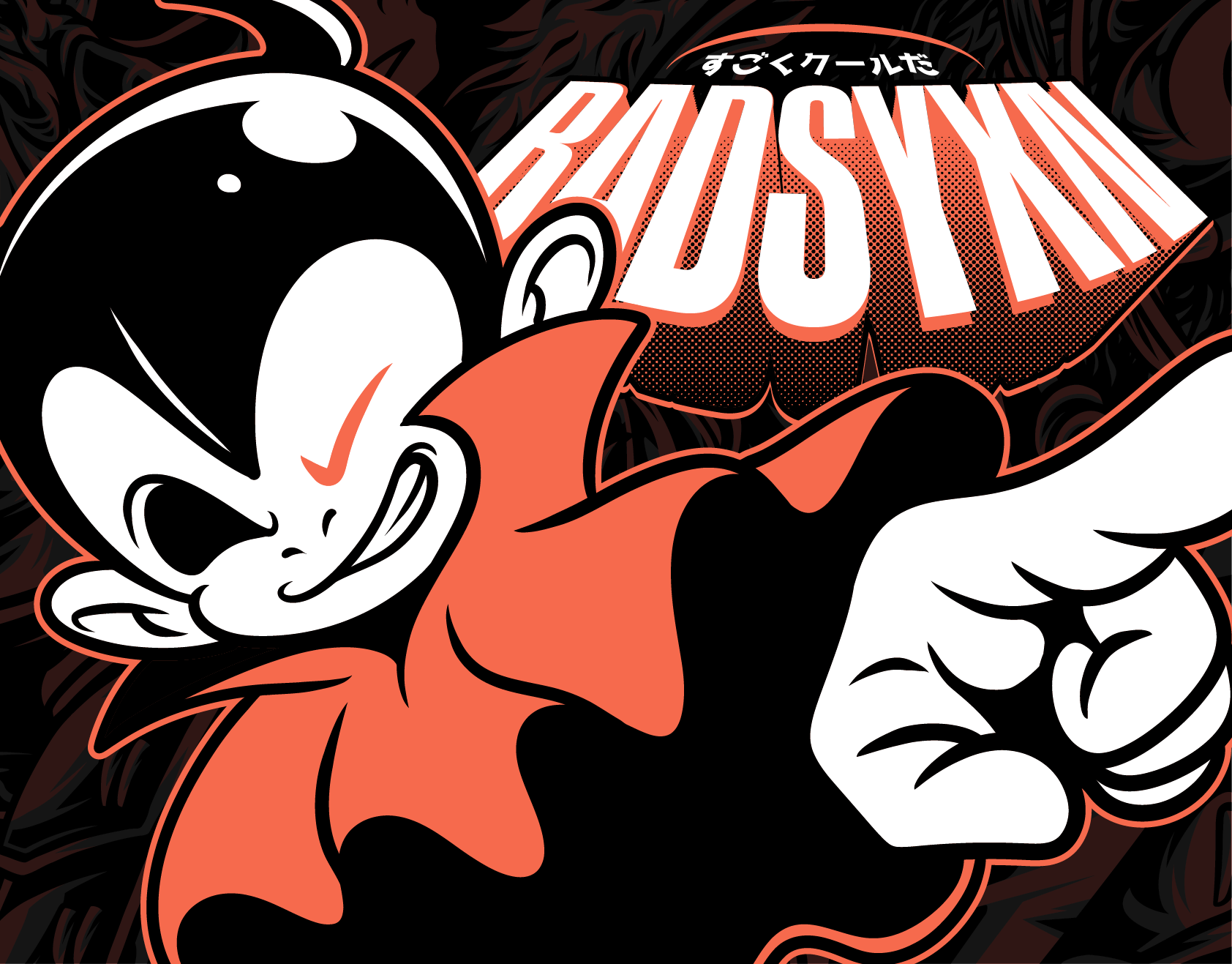 badsyxn | Rebranding Project apparel branding character custom design design graphic design illustration motion graphics project t shirt design urban vector