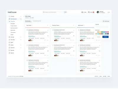 Task Tracking & Project Management UI dashboard design projectmanagement ui ux web