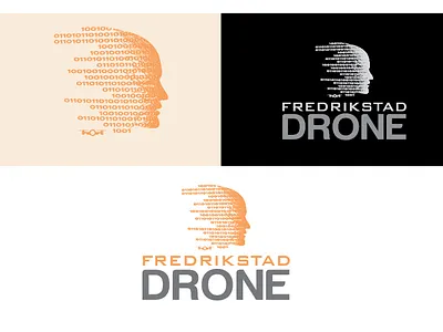 fredrikstad drone logo branding graphic design logo
