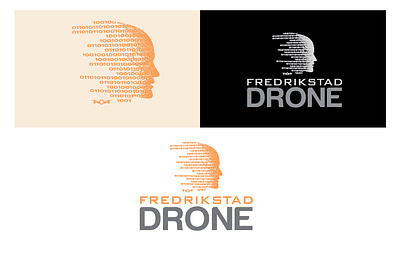 fredrikstad drone logo branding graphic design logo