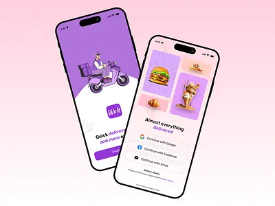Food Delivery App app clean cooking delivery design food and drink food delivery food delivery app food order ios app mobile app online food order restaurant ui ux