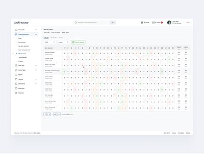 Attendance Tracking & Leave Management UI design project management ui ux