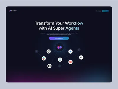moxby AI pre-launch website & branding ai branding product ux website