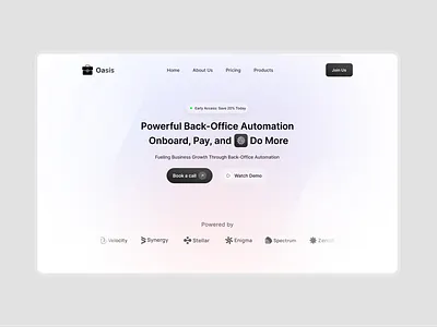 Minimal Hero Section Design design hero section landing page minimal design minimal hero section ui ui design ux website