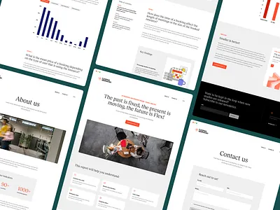 Flexspace Observatory – Inner pages analytics branding clean data design design system form minimal product visual report responsive ui user experience user interface ux visual identity web website website design wordpress