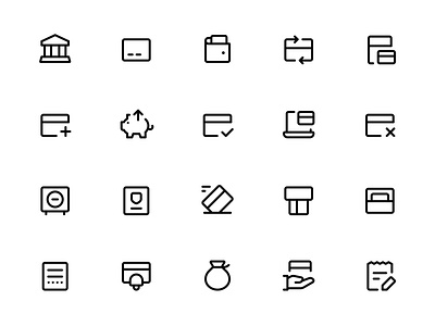 Payments, Finance vector line icons pack — Myicons✨ design system figma figma icons finance icons icon design icon pack icons icons design icons library icons pack interface icons line icons payments icons sketch icons ui design ui icons ui kit web design web designer