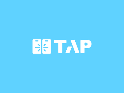 TAP logo app design icon icons illustration logo minimal minimalism minimalist phone smart phone smartphone tap vector