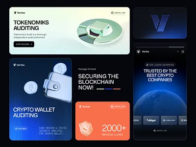 Branding for Blockchain Security & Auditing brand guidelines brand identity branding design digital illustration graphic design graphicdesign identity logo logo design logo designer logo ui logotype marketing packaging poster smm vector visual identity web marketing