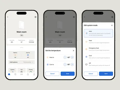 Smart Home App design interface mobile remote control smart device smart home smart home app smart home mobile smarthome smarthome app ui ux