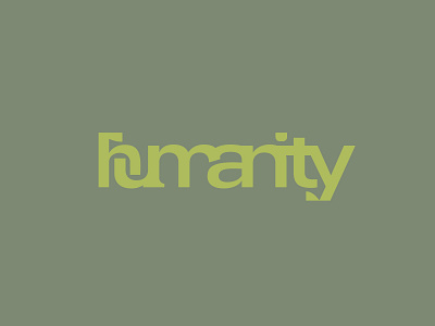 A logo that represents each of us through our shared connections community earth fun human humanist logo people progress sans serif serif typography