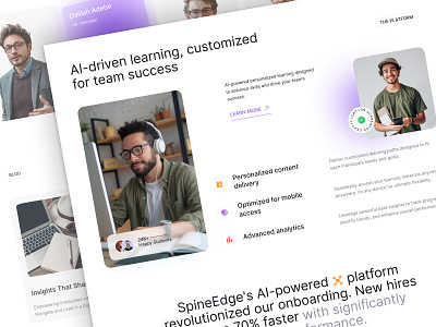 Edutech Landing Page design distance learning ed tech edtech edtech website education education platform education website educational platform figma landing design landing page landing page design online school ui ui ux ui design uidesign ux design web platfrom