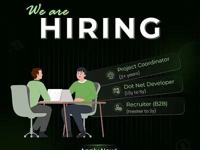 Hiring Post animation branding creative post design graphic design hiring logo post social media post ui ui design uiux ux design