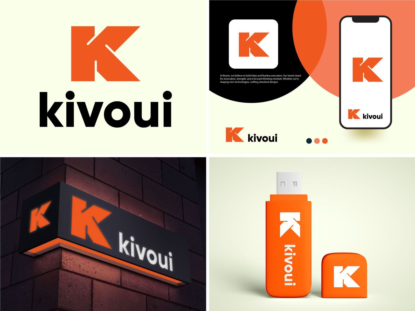 Example of Modern Unique Letter Logo Design