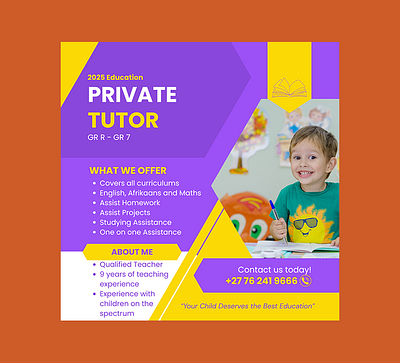 Education flyer branding design typography ui ux