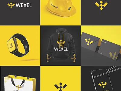 WEXEL – Premium Tech & Industrial Brand Identity Logo for Sale constructionlogo corporatelogo letter logo logo logo design logo designer minimal logo modernlogo techlogo text logo w wexel wexel logo
