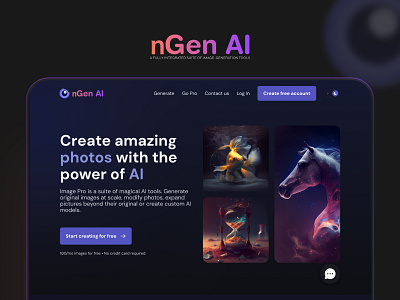 nGen AI - Image Generative AI Application ai ai app ai application ai assistant app ai generated ai image ai image generator app design app development artificial intelligence dark theme generative ai image creation motion generative netro netrosystems trending uiux