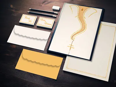 Off-White Matte Glitter Wedding Card hindu invitation