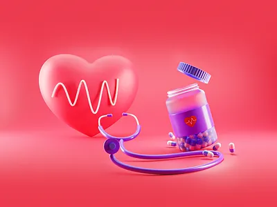 3d illustration 3d 3d art 3d heart 3d icon 3d illustration 3d logo 3d medical 3d medicine 3d simple design 3dmedicine georgia graphic design medical pills medicine simple 3d simple design tbilisi