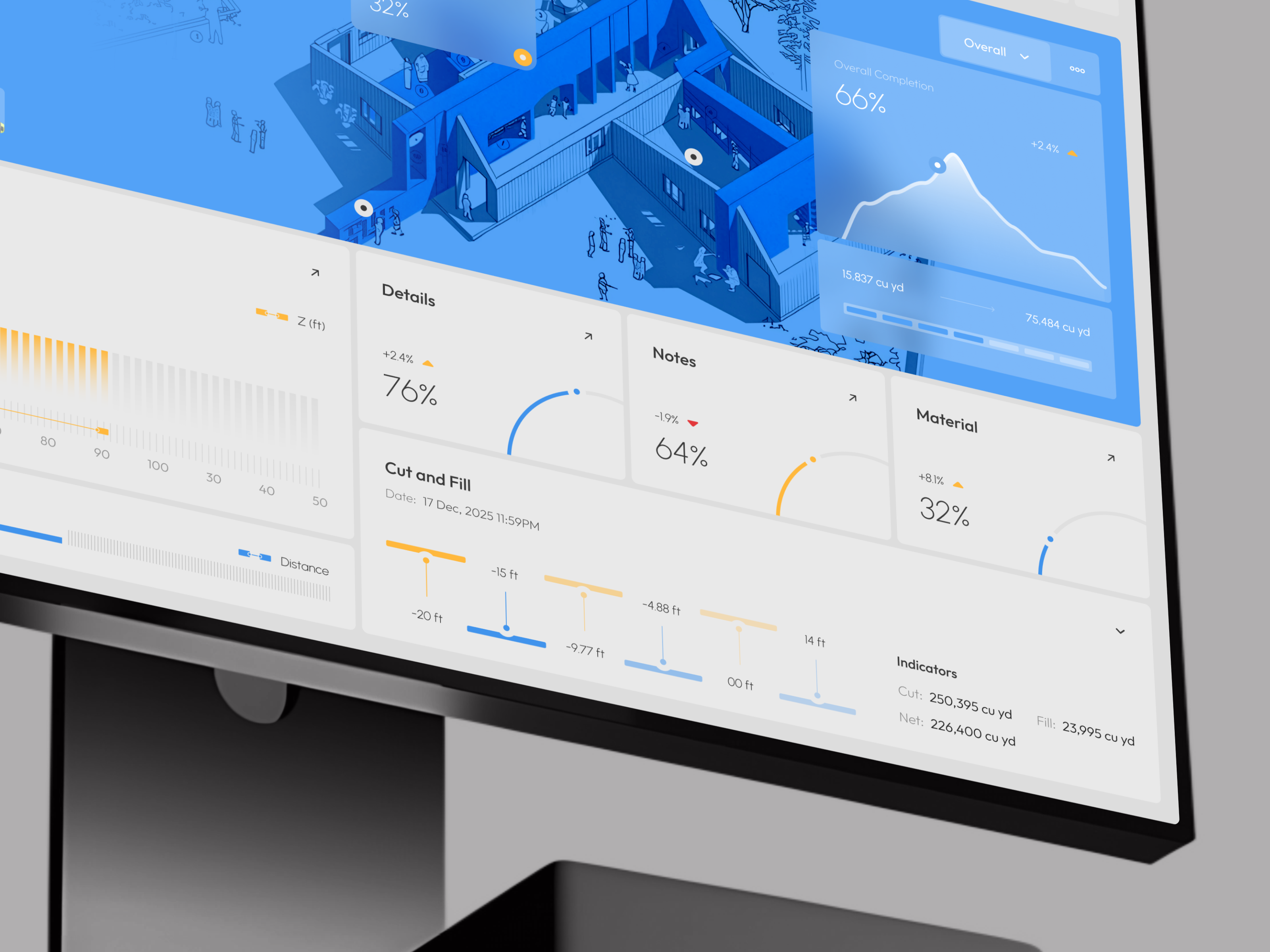 Tectra - Smart Construction Dashboard ai app app design automation branding building business construction crm dashboard design interface management product saas service software ui ux web