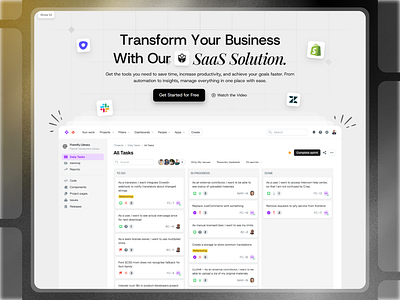 Framer SaaS Hero Component - Framify Design design framer framer component library framer development framer hero component framer hero design framer hero section framer template framer templates framer website framify library hero design hero section hero section ui illustration ui web design