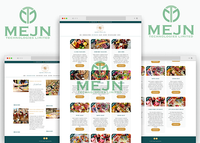 Bakery Website UI/UX Design 3d animation branding graphic design motion graphics ui