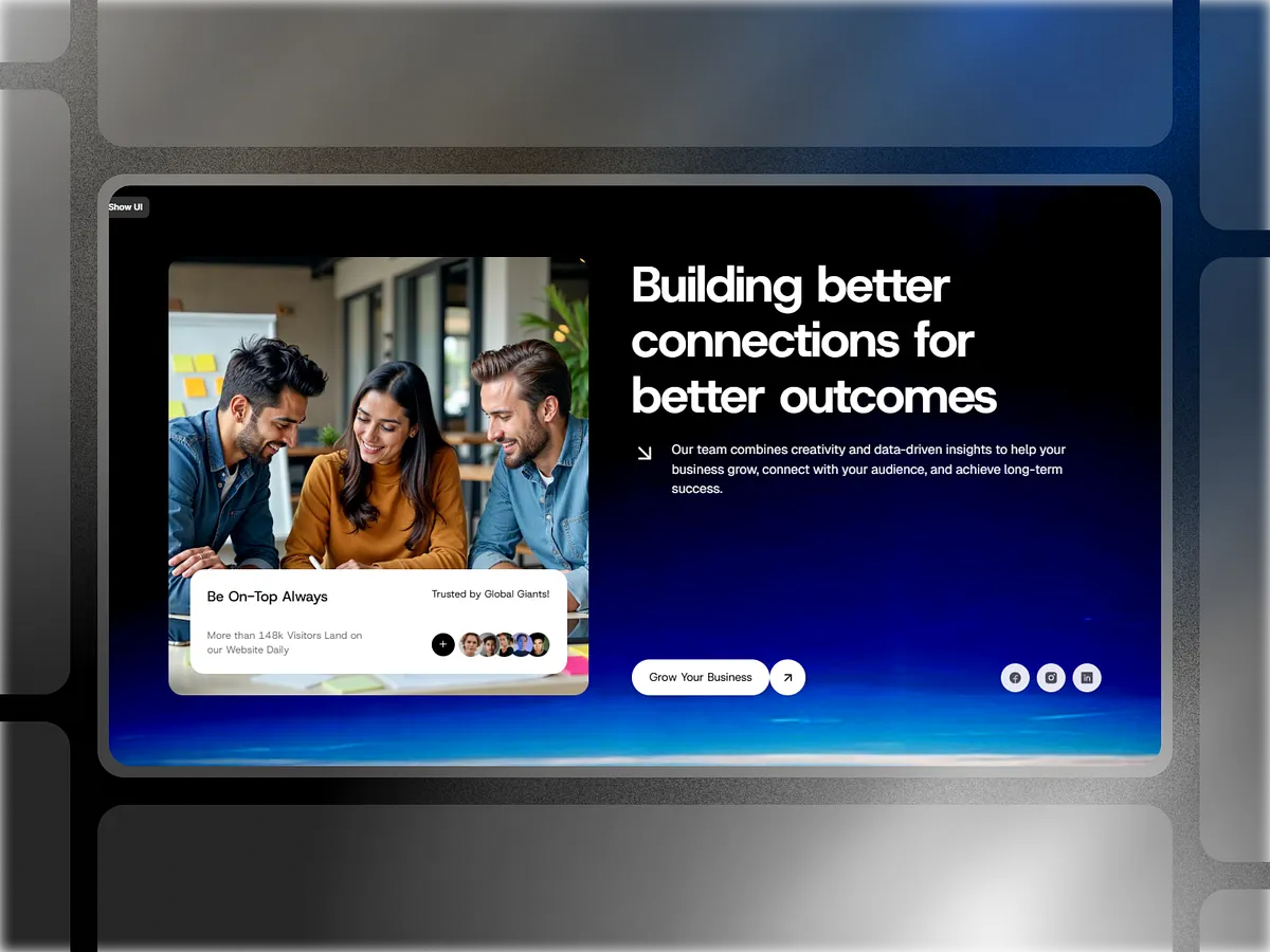 Browse thousands of Social Media Section UI images for design ...