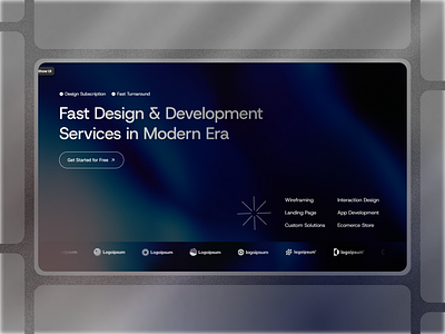 Framer Design Services Agency Hero Component - Framify Design branding design framer framer component library framer development framer hero component framer hero design framer hero section framer template framer templates framer website framify library graphic design hero design hero section hero section ui illustration logo ui web design