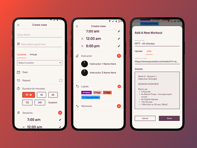 Atom Complete - For Gym Owners and Fitness Experts app branding design figma figmadesign fitness gym health ui uiux ux